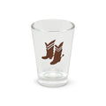 COWBOY BOOTS SHOT GLASS (2.09OZ)