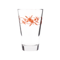 Vintage Flower Juice Glass compact glassware, with a crisp silhouette and decorative details that stand out on the table; an easy everyday size for juice, water, small cocktails, or breakfast service. Primary product view highlights the overall design and proportions.