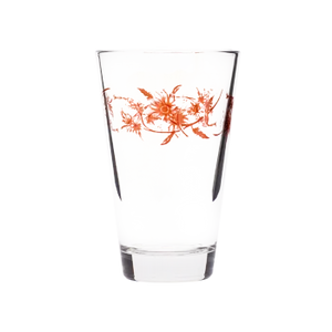 VINTAGE FLOWER JUICE GLASS (12.25OZ)