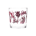 Ben Lenovitz - Pink Cats Lowball low-profile glassware, with a crisp silhouette and decorative details that stand out on the table; ideal for spirits, cocktails, juice, or a distinctive everyday water glass. Primary product view highlights the overall design and proportions.