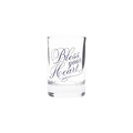 Bless Your Heart Shot Glass compact glassware, with a crisp silhouette and decorative details that stand out on the table; a playful, space-saving piece for shots, tasting pours, or bar-cart display. Primary product view highlights the overall design and proportions.