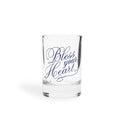 Bless your Heart shot glass, straight-on front view