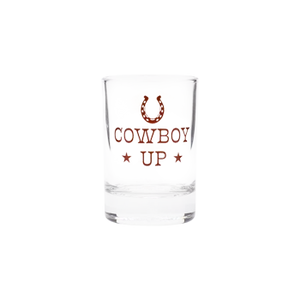 COWBOY UP SHOT GLASS (1.85OZ)
