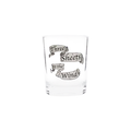 Three Sheets to the Wind Shot Glass compact glassware, with a crisp silhouette and decorative details that stand out on the table; a playful, space-saving piece for shots, tasting pours, or bar-cart display. Primary product view highlights the overall design and proportions.