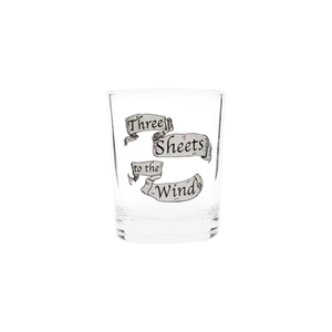 THREE SHEETS TO THE WIND SHOT GLASS (3.38OZ)