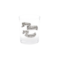 Three Sheets to the Wind Shot Glass compact glassware, with a crisp silhouette and decorative details that stand out on the table; a playful, space-saving piece for shots, tasting pours, or bar-cart display. Alternate product view shows more of the shape, finish, and design details.