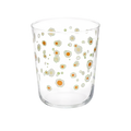 Daisies Juice Glass compact glassware, with a crisp silhouette and decorative details that stand out on the table; an easy everyday size for juice, water, small cocktails, or breakfast service. Alternate product view shows more of the shape, finish, and design details.