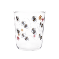 Bees Juice Glass compact glassware, with a crisp silhouette and decorative details that stand out on the table; an easy everyday size for juice, water, small cocktails, or breakfast service. Primary product view highlights the overall design and proportions.