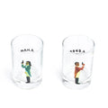 HAMILTON - DUELING SHOT GLASS SET - BOXED (1.85OZ)