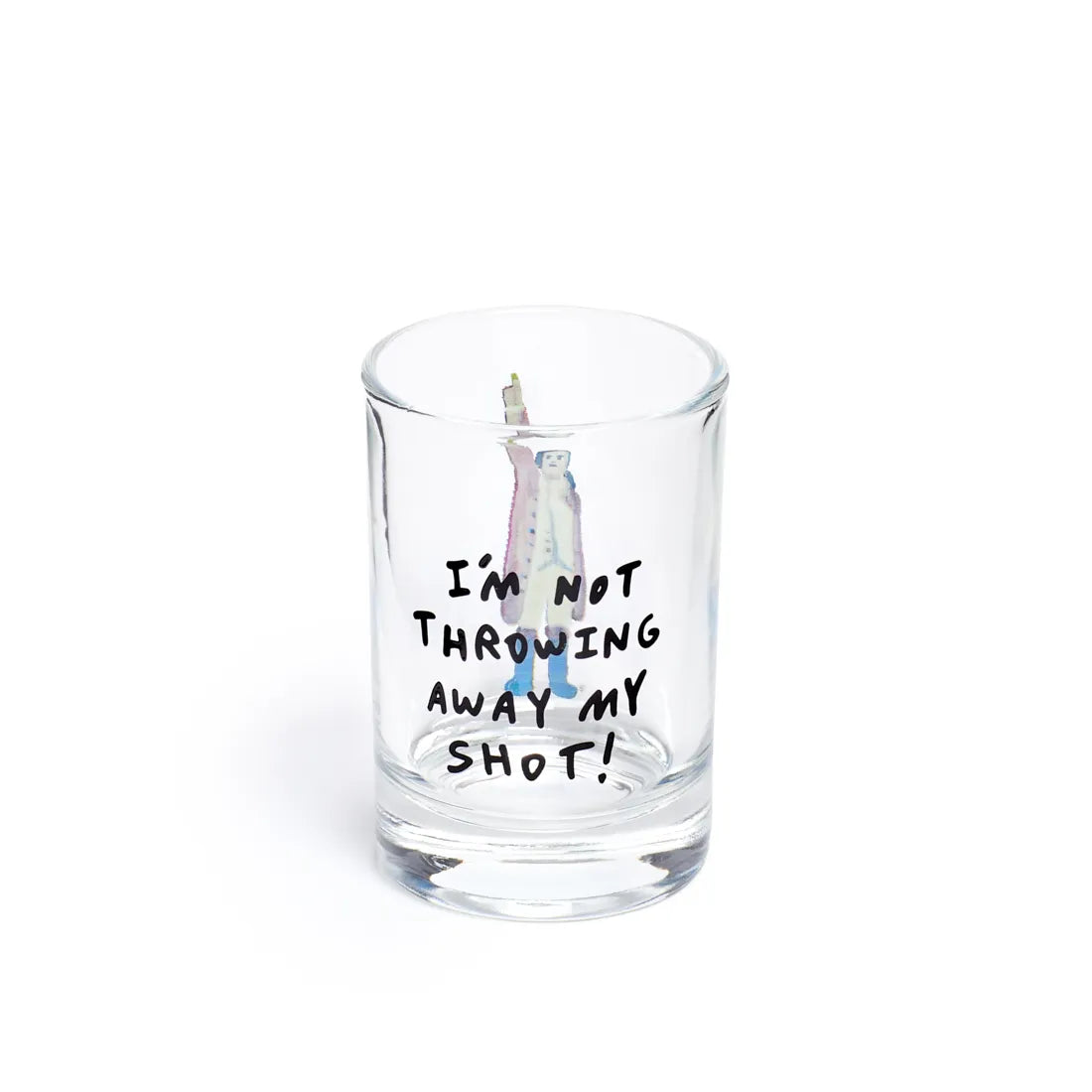 HAMILTON - NOT THROWING AWAY MY SHOT- SHOT GLASS (1.85OZ)
