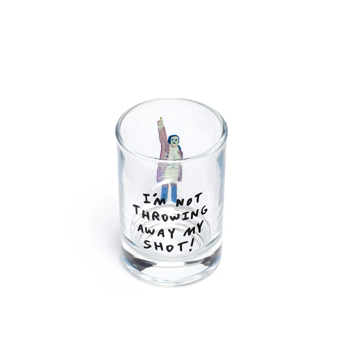 HAMILTON - NOT THROWING AWAY MY SHOT- SHOT GLASS (1.85OZ)