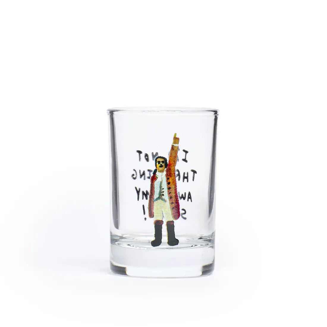 HAMILTON - NOT THROWING AWAY MY SHOT- SHOT GLASS (1.85OZ)
