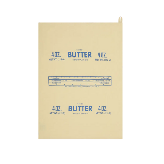 Butter Tea Towel kitchen textile, with eye-catching graphics or color designed to feel useful as well as expressive; adds useful absorbency and personality for drying hands, handling light kitchen cleanup, or display. Alternate product view shows more of the shape, finish, and design details.