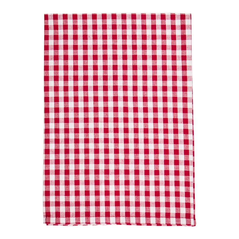 4pk Gingham Napkins - Red table linen, with eye-catching graphics or color designed to feel useful as well as expressive; brings color and pattern to place settings while remaining practical for everyday meals and entertaining. Primary product view highlights the overall design and proportions.