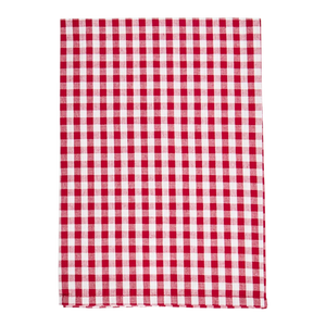 4PK GINGHAM NAPKINS - RED