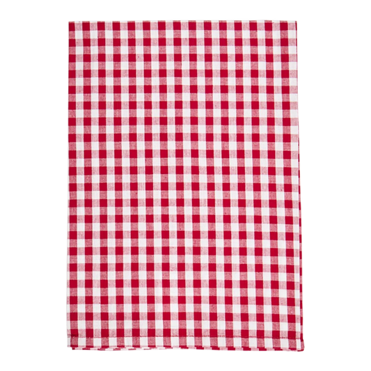 4pk Gingham Napkins - Red table linen, with eye-catching graphics or color designed to feel useful as well as expressive; brings color and pattern to place settings while remaining practical for everyday meals and entertaining. Primary product view highlights the overall design and proportions.