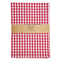 4pk Gingham Napkins - Red table linen, with eye-catching graphics or color designed to feel useful as well as expressive; brings color and pattern to place settings while remaining practical for everyday meals and entertaining. Additional view helps show the profile, scale, and decorative details.