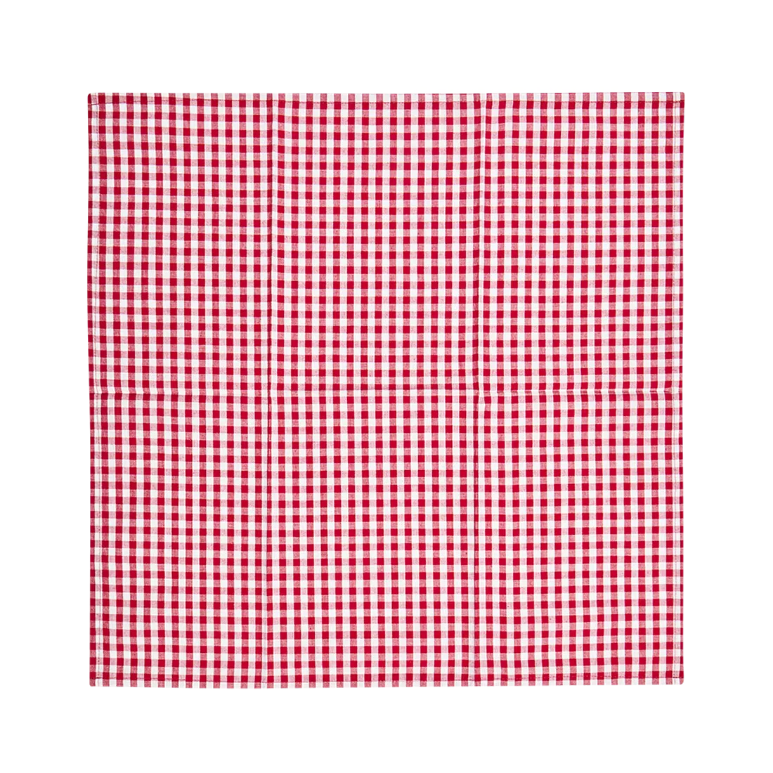 4pk Gingham Napkins - Red table linen, with eye-catching graphics or color designed to feel useful as well as expressive; brings color and pattern to place settings while remaining practical for everyday meals and entertaining.