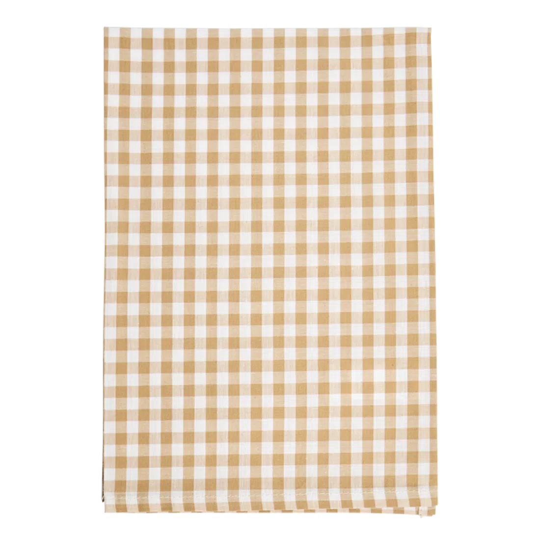4pk Gingham Napkins - Tan table linen, with eye-catching graphics or color designed to feel useful as well as expressive; brings color and pattern to place settings while remaining practical for everyday meals and entertaining. Primary product view highlights the overall design and proportions.