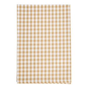 4PK GINGHAM NAPKINS - TAN