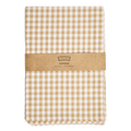 4pk Gingham Napkins - Tan table linen, with eye-catching graphics or color designed to feel useful as well as expressive; brings color and pattern to place settings while remaining practical for everyday meals and entertaining.