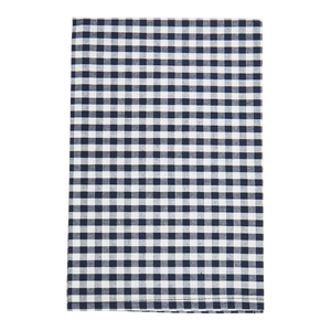 4PK GINGHAM NAPKINS - NAVY