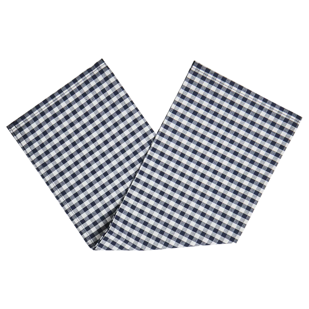 4pk Gingham Napkins - Navy table linen, with eye-catching graphics or color designed to feel useful as well as expressive; brings color and pattern to place settings while remaining practical for everyday meals and entertaining. Additional view helps show the profile, scale, and decorative details.