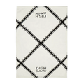 Brooklynese - Dish Cloth serving and catchall piece, with a clean, polished finish and distinctive shape or artwork; useful for snacks and small bites, or for organizing jewelry, keys, and countertop essentials. Alternate product view shows more of the shape, finish, and design details.