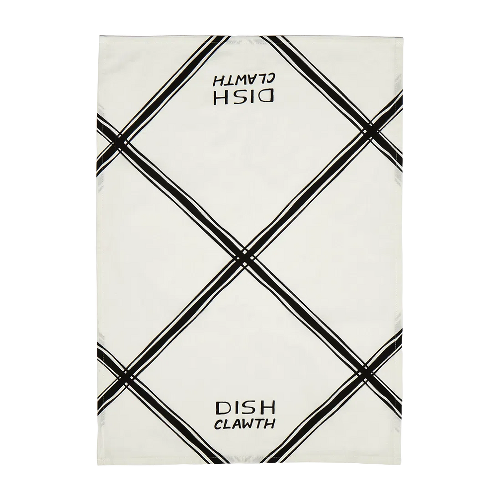 Brooklynese - Dish Cloth serving and catchall piece, with a clean, polished finish and distinctive shape or artwork; useful for snacks and small bites, or for organizing jewelry, keys, and countertop essentials. Alternate product view shows more of the shape, finish, and design details.