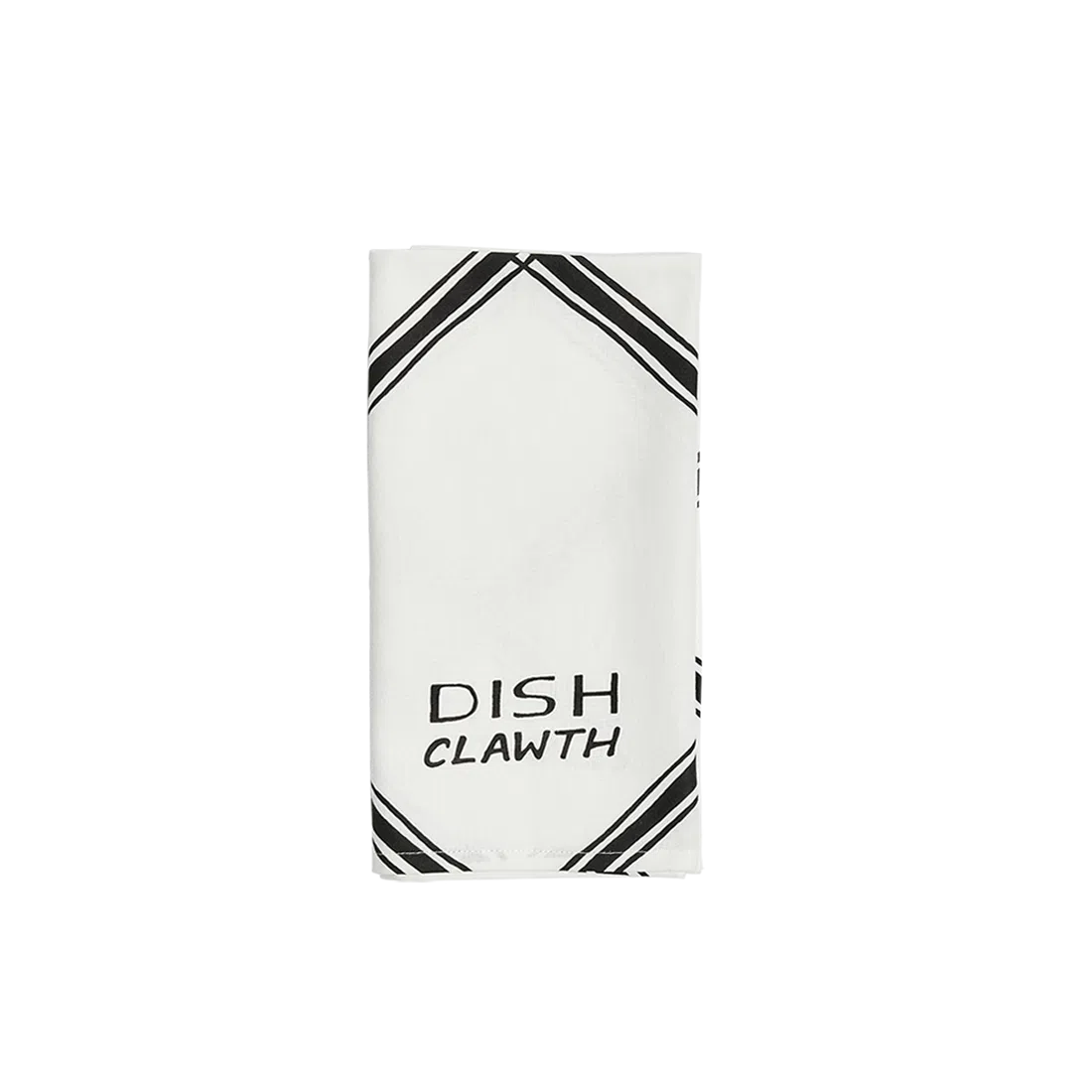 Brooklynese - Dish Cloth serving and catchall piece, with a clean, polished finish and distinctive shape or artwork; useful for snacks and small bites, or for organizing jewelry, keys, and countertop essentials. Primary product view highlights the overall design and proportions.