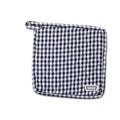 SQ POT HOLDER - GINGHAM NAVY (8.75"x8.75")