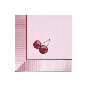 COCKTAIL NAPKIN - CHERRY (20)