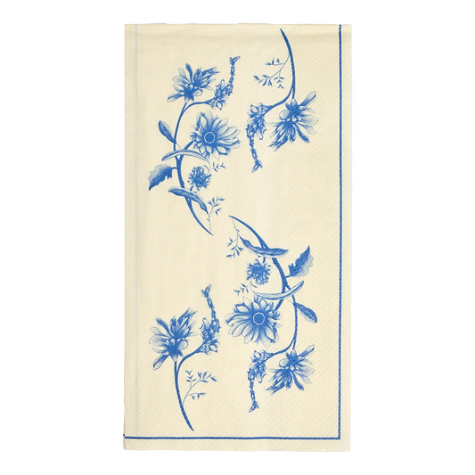 Guest Napkin - Wild Flower table linen, with eye-catching graphics or color designed to feel useful as well as expressive; brings color and pattern to place settings while remaining practical for everyday meals and entertaining. Primary product view highlights the overall design and proportions.