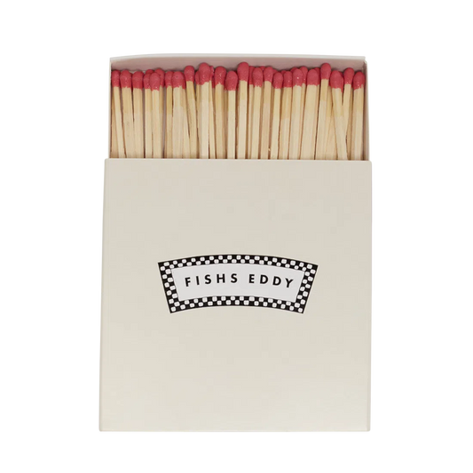 Matches - Cb Logo decorative match set, with thoughtful packaging and a design that makes it easy to use, display, or gift; both useful for lighting candles and attractive enough to leave out on a bar cart, mantel, or coffee table. Primary product view highlights the overall design and proportions.