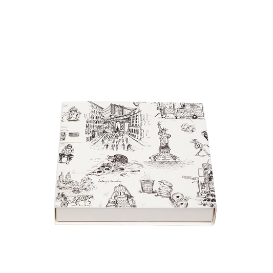 Matches - NYC Toile decorative match set, with thoughtful packaging and a design that makes it easy to use, display, or gift; both useful for lighting candles and attractive enough to leave out on a bar cart, mantel, or coffee table.