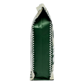 Green bag with a checkered pattern on a white background