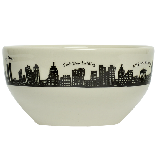 212 Skyline - Bowl versatile tableware, with a clean, polished finish and distinctive shape or artwork; useful for cereal, soup, snacks, sides, desserts, or everyday prep and serving. Primary product view highlights the overall design and proportions.