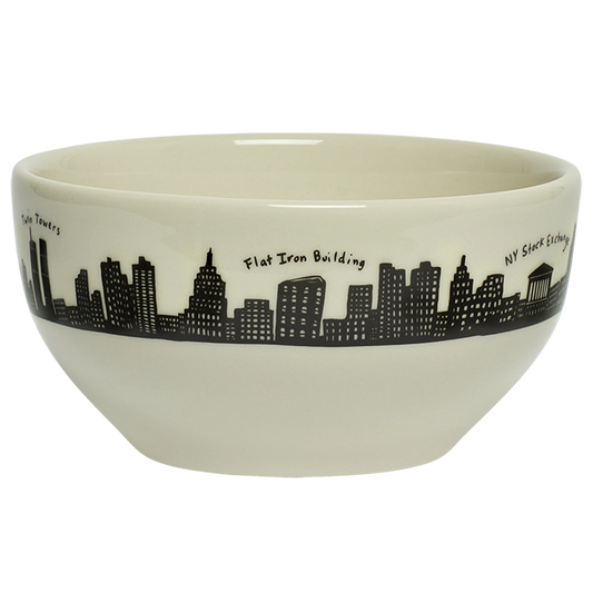 212 Skyline - Bowl versatile tableware, with a clean, polished finish and distinctive shape or artwork; useful for cereal, soup, snacks, sides, desserts, or everyday prep and serving. Alternate product view shows more of the shape, finish, and design details.