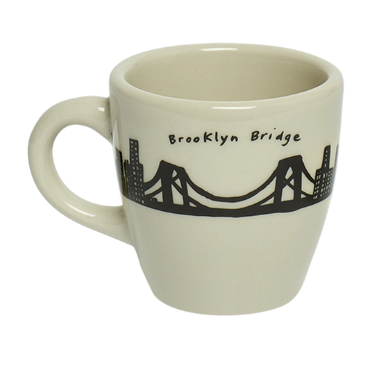 212 Skyline - Demitasse Espresso ceramic drinkware, with a clean, polished finish and distinctive shape or artwork; a comfortable everyday choice for coffee, tea, cocoa, or desk-side sipping. Alternate product view shows more of the shape, finish, and design details.