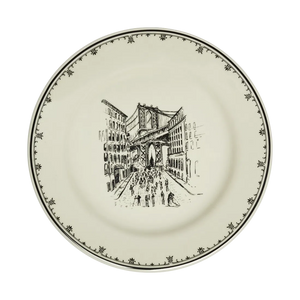 NYC TOILE - DUMBO PLATE (8.25