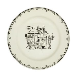 NYC TOILE - CART PLATE (8.25