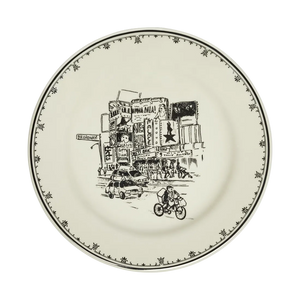 NYC TOILE - TIME SQ PLATE (8.25