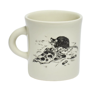 NYC TOILE - PIZZA RAT MUG (8.75OZ)