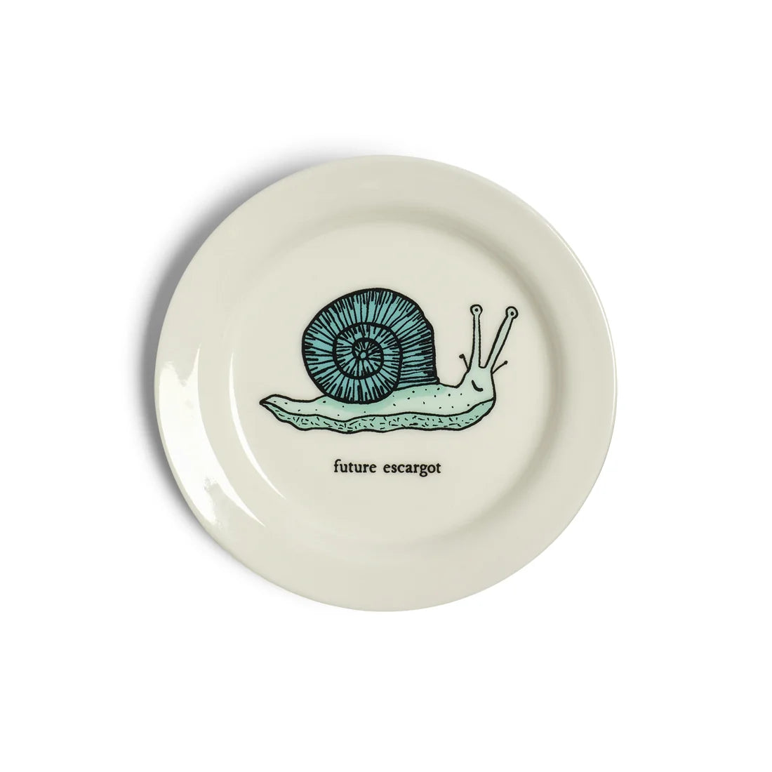 ESCARGOT PLATE (4.25")
