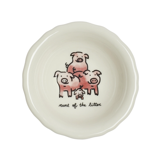 Runt Bowl versatile tableware, with a clean, polished finish and distinctive shape or artwork; useful for cereal, soup, snacks, sides, desserts, or everyday prep and serving. Primary product view highlights the overall design and proportions.