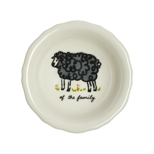 Black Sheep Bowl versatile tableware, with a clean, polished finish and distinctive shape or artwork; useful for cereal, soup, snacks, sides, desserts, or everyday prep and serving. Primary product view highlights the overall design and proportions.