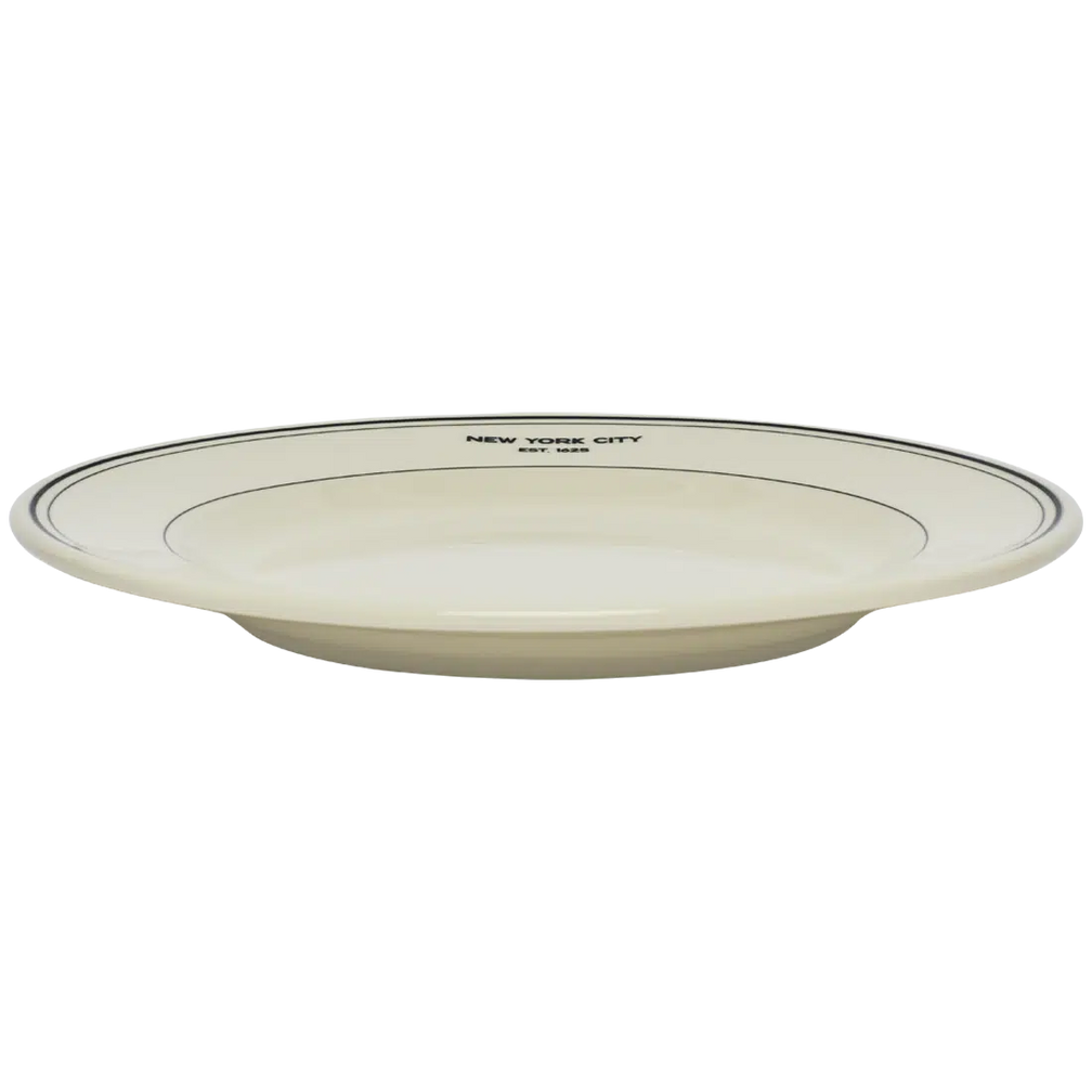 EST NYC - 1625 Main Plate tableware, with a clean, polished finish and distinctive shape or artwork; a useful size for meals, appetizers, desserts, snacks, or layered place settings. Additional view helps show the profile, scale, and decorative details.