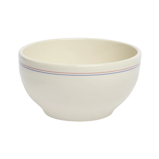 Hl Red/blueband - Cereal Bowl versatile tableware, with a clean, polished finish and distinctive shape or artwork; useful for cereal, soup, snacks, sides, desserts, or everyday prep and serving. Alternate product view shows more of the shape, finish, and design details.