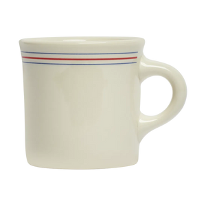 HL RED/BLUEBAND - DINER MUG (8.75OZ)