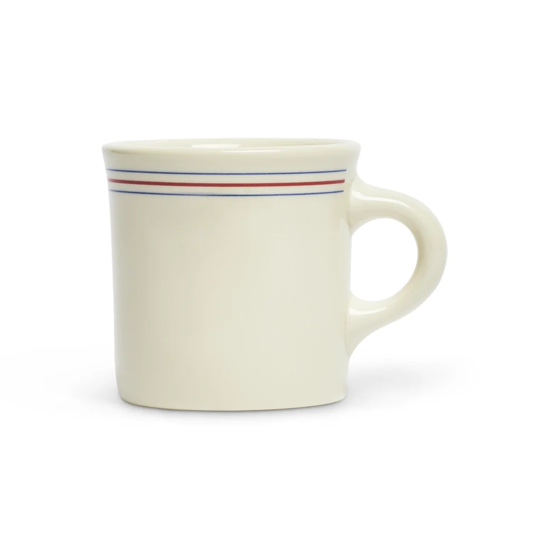 HL RED/BLUEBAND - DINER MUG (8.75OZ)
